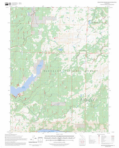 Bear River Reservoir, CA FSTopo Preview 1