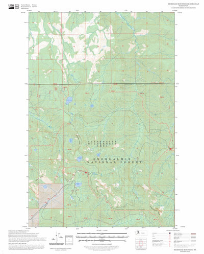 Bearhead Mountain, WA FSTopo Preview 1
