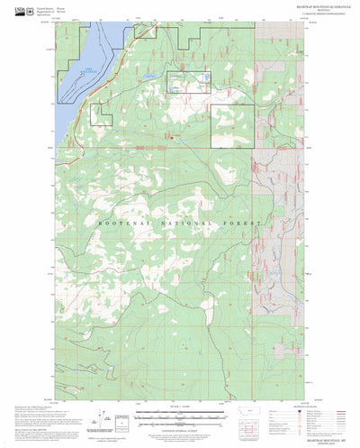 Beartrap Mountain, MT FSTopo Preview 1