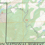 Beaver Creek Hills, WY FSTopo Preview 3