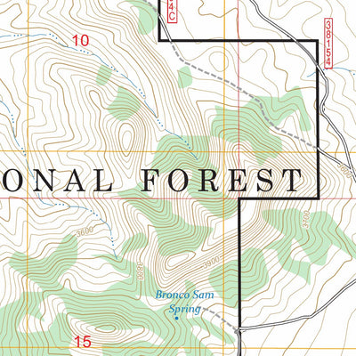 Beaver Flats South, MT FSTopo Preview 3