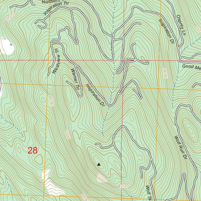 Beaver Lake, MT FSTopo Preview 3