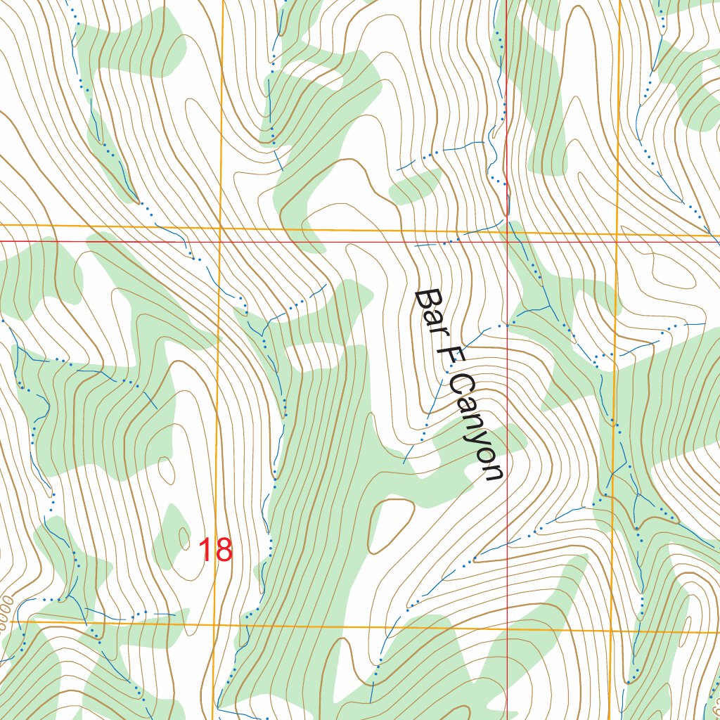 Bee Canyon, AZ FSTopo Map by US Forest Service - Topo | Avenza Maps