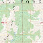 Bell Mountain, ID FSTopo Preview 3