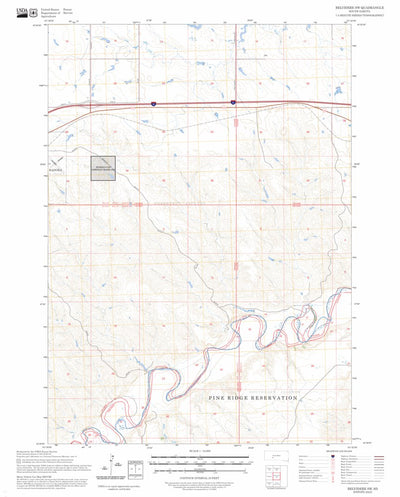 Belvidere SW, SD FSTopo Preview 1