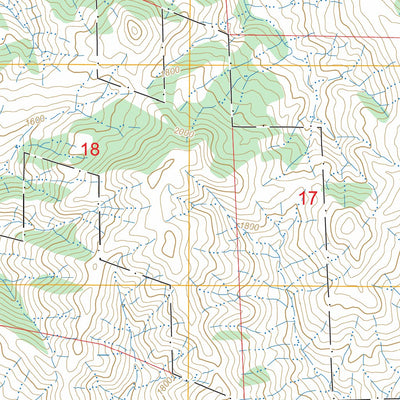 Benmore Canyon, CA FSTopo Preview 2