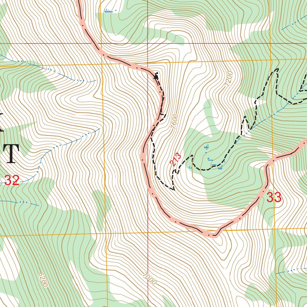 Topo Benchmark Note Benchmark, MT FSTopo Map by US Forest Service - Topo | Avenza Maps