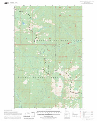 Benning Mountain, ID-MT FSTopo Preview 1