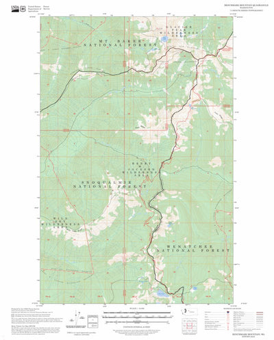 Benchmark Mountain, WA FSTopo Preview 1