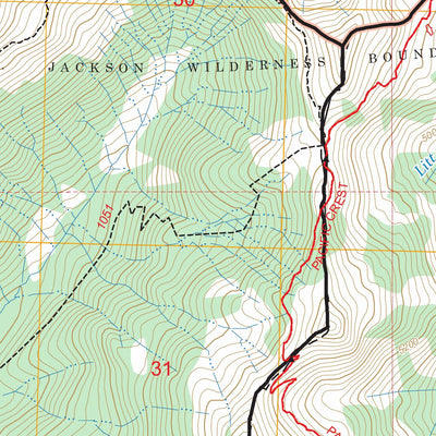 Benchmark Mountain, WA FSTopo Preview 3