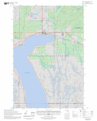 Bergland, MI FSTopo Preview 1