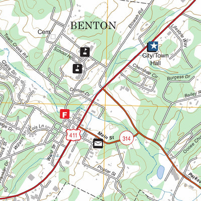Benton, TN FSTopo Preview 3