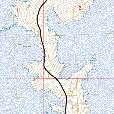 Bering Glacier C-8 NE, AK FSTopo Preview 2