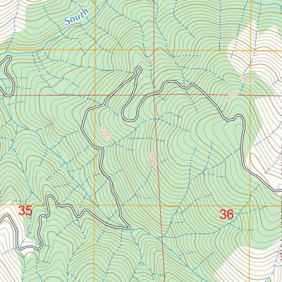 Bernier Creek, WA FSTopo Preview 3