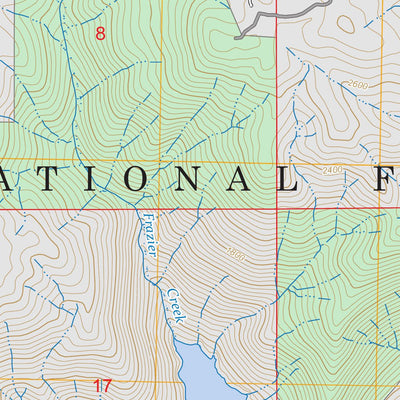 Berry Creek, CA FSTopo Preview 2