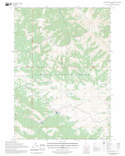 Big Elk Mountain, ID FSTopo Preview 1