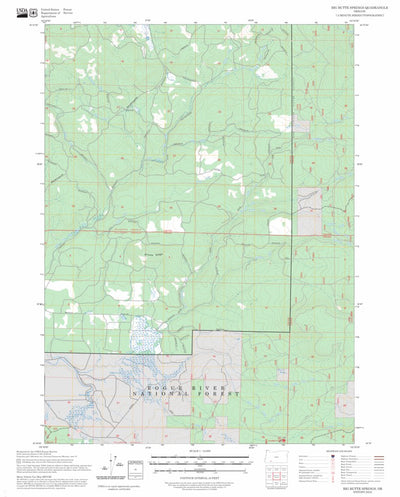 Big Butte Springs, OR FSTopo Preview 1