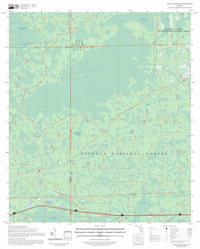 Big Gum Swamp, FL FSTopo Preview 1