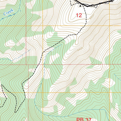 Big Horn Peak, MT-WY FSTopo Preview 2