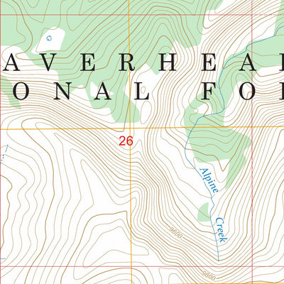 Big Horn Mountain, MT FSTopo Preview 2