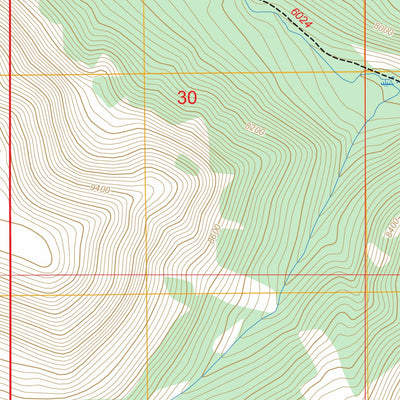Big Horn Mountain, MT FSTopo Preview 3