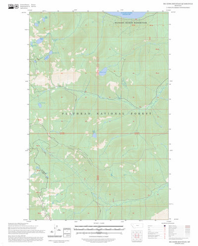 Big Hawk Mountain, MT FSTopo Preview 1