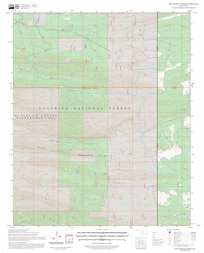 Big Hudson Creek, OK FSTopo Preview 1