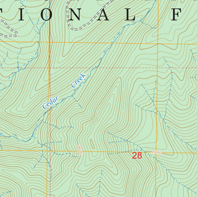 Big Huckleberry Mountain, WA FSTopo Preview 2