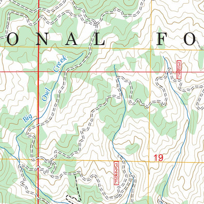 Big Owl Creek, ID FSTopo Preview 2