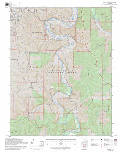 Big Piney, MO FSTopo Preview 1