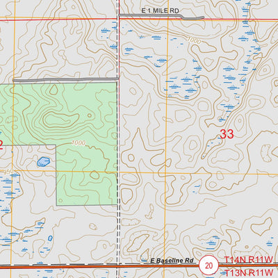 Big Prairie, MI FSTopo Preview 3