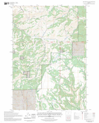 Big Rock Flat, OR FSTopo Preview 1