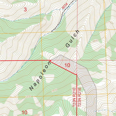 Bird Creek, ID FSTopo Preview 3