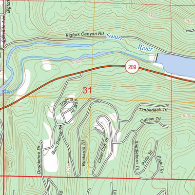 Bigfork, MT FSTopo Preview 2