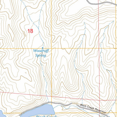 Birch Creek Reservoirs, UT FSTopo Preview 3