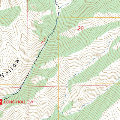 Billies Mountain, UT FSTopo Preview 3