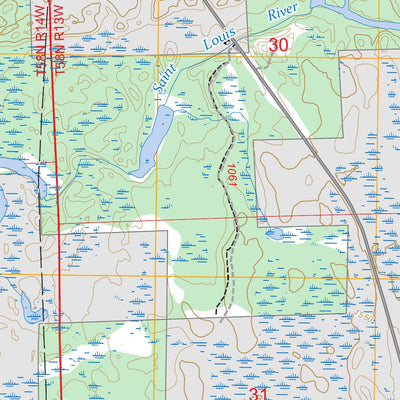 Bird Lake, MN FSTopo Preview 3