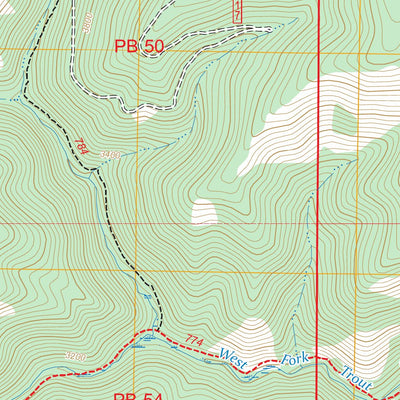 Bloom Peak, MT-ID FSTopo Preview 3
