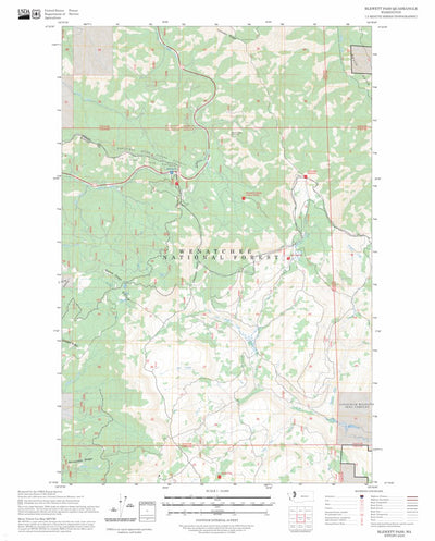 Blewett Pass, WA FSTopo Preview 1