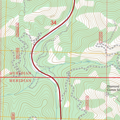 Blewett Pass, WA FSTopo Preview 3