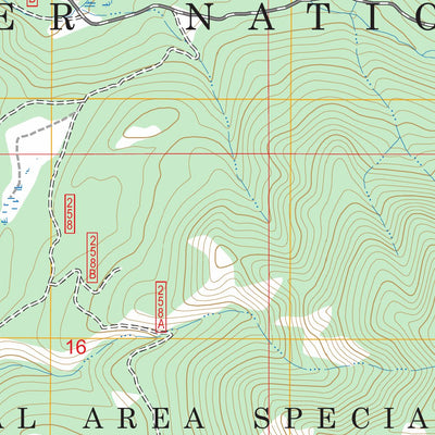 Blind Bull Creek, WY FSTopo Preview 2