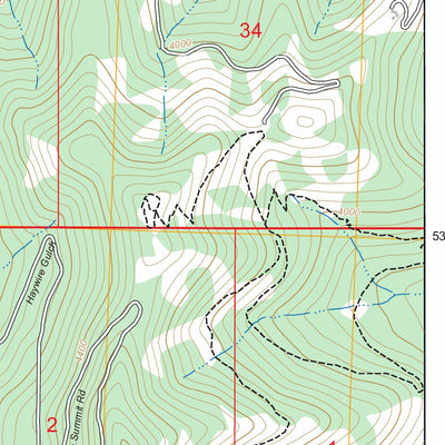 Blue Grass Ridge, MT FSTopo Preview 3