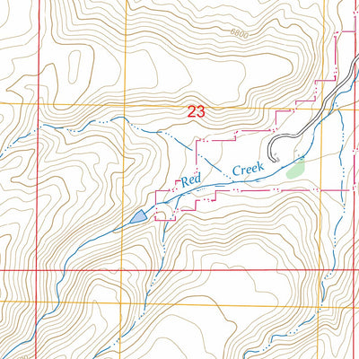 Blue Holes, WY FSTopo Preview 3