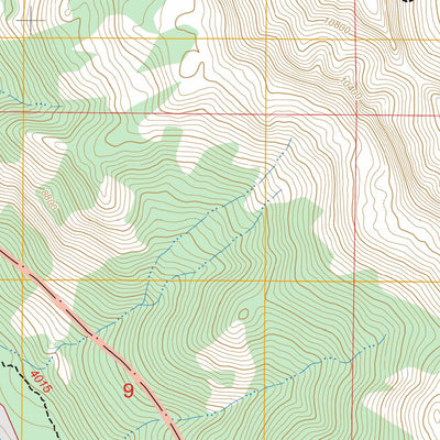 Blue Miner Lake, WY FSTopo Preview 3