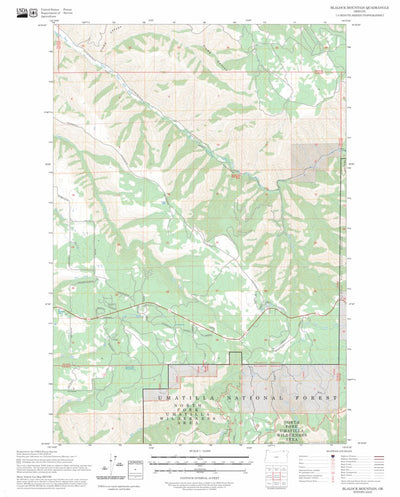 Blalock Mountain, OR FSTopo Preview 1