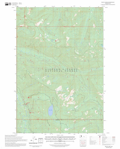 Blue Lake, WA FSTopo Preview 1