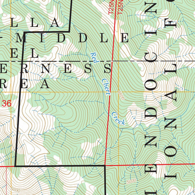 Bluenose Ridge, CA FSTopo Preview 3
