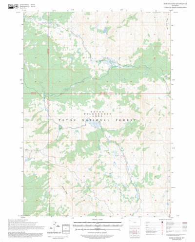Bobcat Ridge, WY FSTopo Preview 1
