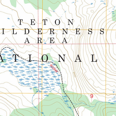 Bobcat Ridge, WY FSTopo Preview 2