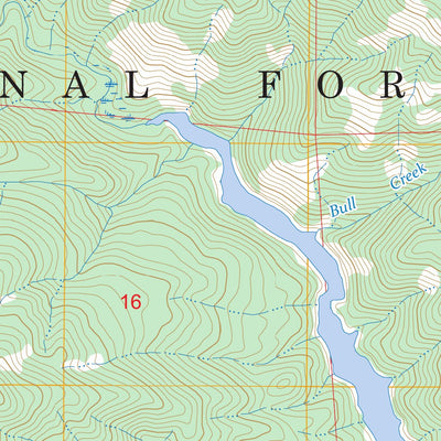 Bohemotash Mountain, CA FSTopo Preview 2